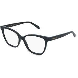 Marchon Germany GmbH Ferragamo SF3062 Damen-Brille inkl. Gläser Vollrand Eckig Acetat-Gestell 54/16/145, Schwarz