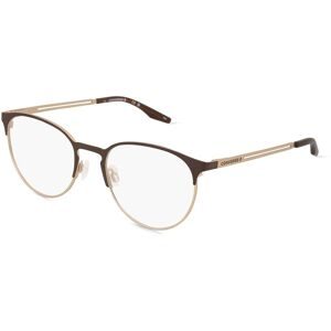 Marchon Germany GmbH Converse CV1003 Unisex-Brille inkl. Gläser Vollrand Rund Metall-Gestell 51/19/140, Braun