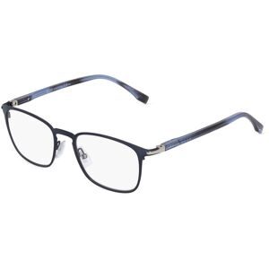 Safilo GmbH Boss  1043/IT Herren-Brille inkl. Gläser Vollrand Quadratisch Metall-Gestell 52/19/145, Blau