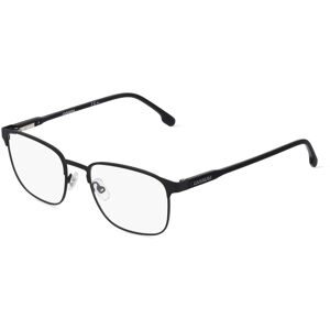 Safilo GmbH Carrera 253 Unisex-Brille inkl. Gläser Vollrand Quadratisch Metall-Gestell 53/19/145, Schwarz