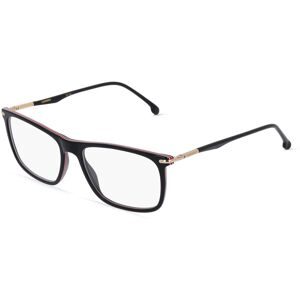 Safilo SpA Carrera 289 Herren-Brille inkl. Gläser Vollrand Quadratisch Acetat-Gestell 56/17/145, Schwarz