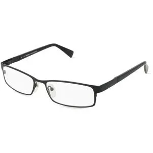 Suncute Industries Co., Ltd. Fielmann MC 575 FLEX CL Herren-Brille inkl. Gläser Vollrand Quadratisch Metall-Gestell 56/17/140, Schwarz