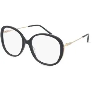 Kering Eyewear Spa Chloé CH0172O ELYS Unisex-Brille inkl. Gläser Vollrand Oval Acetat-Gestell 55/17/135, Blau