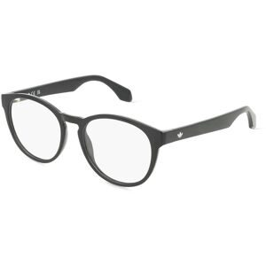 Marcolin Deutschland GmbH Adidas OR5094 Unisex-Brille inkl. Gläser Vollrand Rund Kunststoff-Gestell 51/17/145, Schwarz