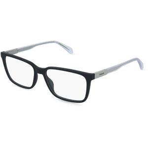 Safilo GmbH Polaroid PLD D620 Herren-Brille inkl. Gläser Vollrand Eckig Kunststoff-Gestell 56/16/145, Schwarz