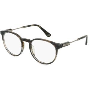 DE RIGO Vision D.A.CH. GmbH Police POIVPLF10 Unisex-Brille inkl. Gläser Vollrand Panto Acetat-Gestell 51/19/145, Havanna