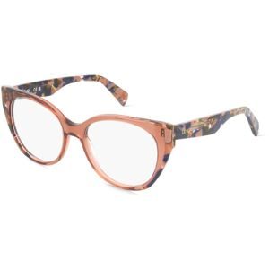 Marchon Germany GmbH Liu Jo LJ2790 Unisex-Brille inkl. Gläser Vollrand Butterfly Acetat-Gestell 52/17/140, Braun