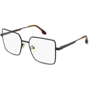 Marchon Germany GmbH Victoria Beckham VB2132 Unisex-Brille inkl. Gläser Vollrand Quadratisch Metall-Gestell 54/17/140, Schwarz