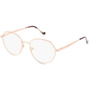 Marchon Germany GmbH Liu Jo LJ2154 Damen-Brille inkl. Gläser Vollrand Oval Metall-Gestell 53/18/140, Gold