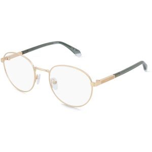 Safilo GmbH Polaroid PLD D600 Herren-Brille inkl. Gläser Vollrand Rund Edelstahl-Gestell 53/21/145, Gold