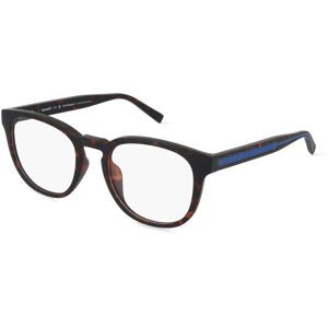 Marcolin Deutschland GmbH Timberland TB1843-H Unisex-Brille inkl. Gläser Vollrand Rund Acetat-Gestell 52/20/145, Havanna
