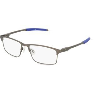 Kering Eyewear Spa Puma PU0415O Unisex-Brille inkl. Gläser Vollrand Quadratisch Metall-Gestell 54/17/140, Grau