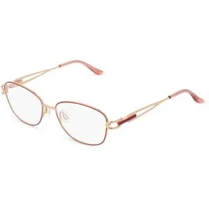 Wenzhou Bada Optical Co. , LTD Fielmann BD 519 FLEX CL Damen-Brille inkl. Gläser Vollrand Quadratisch Metall-Gestell 52/16/130, Gold