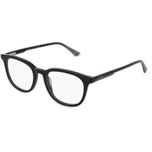 Design Eyewear Group Germany GmbH Hackett HE 1325 Unisex-Brille inkl. Gläser Vollrand Rund Acetat-Gestell 49/18/145, Schwarz