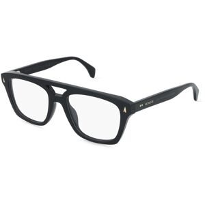 Luxottica Fashion Brillen Vertriebs GmbH Moncler 0ME2018U Unisex-Brille inkl. Gläser Vollrand Eckig Acetat-Gestell 53/18/140, Schwarz