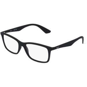 Luxottica Fashion Brillen Vertriebs GmbH Ray-Ban RX7047 Herren-Brille inkl. Gläser Vollrand Quadratisch Kunststoff-Gestell 56/17/145, Schwarz