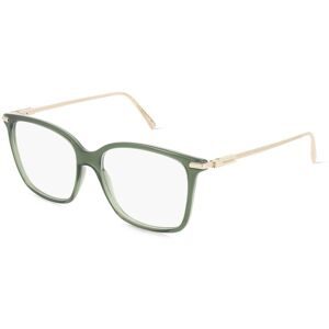 Marchon Germany GmbH Ferragamo SF2992 Damen-Brille inkl. Gläser Vollrand Eckig Acetat-Gestell 53/15/145, Grün