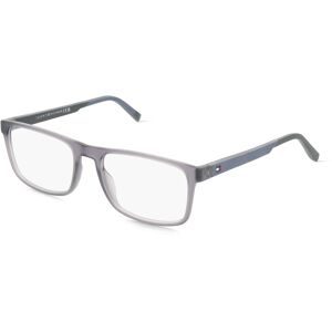 Safilo GmbH Tommy Hilfiger TH 2148 Herren-Brille inkl. Gläser Vollrand Eckig Kunststoff-Gestell 55/18/145, Grau