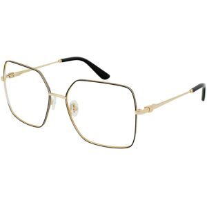 Marcolin Deutschland GmbH Guess GU2824 Unisex-Brille inkl. Gläser Vollrand Quadratisch Metall-Gestell 57/16/140, Schwarz