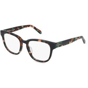 Safilo GmbH Fossil FOS 7194 Damen-Brille inkl. Gläser Vollrand Quadratisch Acetat-Gestell 51/18/140, Havanna