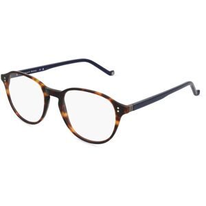 Design Eyewear Group Germany GmbH Hackett HE 311 Unisex-Brille inkl. Gläser Vollrand Panto Acetat-Gestell 51/19/150, Braun