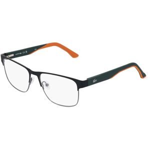 Marchon Germany GmbH Lacoste L 2291 Herren-Brille inkl. Gläser Vollrand Quadratisch Metall-Gestell 54/17/140, Grün