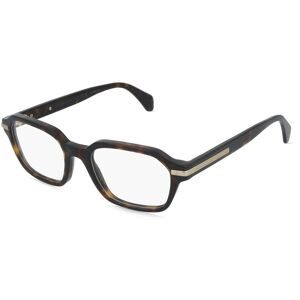 Luxottica Fashion Brillen Vertriebs GmbH Moncler ME2015 Unisex-Brille inkl. Gläser Vollrand Geometrisch Acetat-Gestell 51/19/145, Havanna