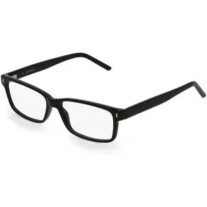 Wenzhou Lidong Optical Manufacture Co., Ltd. Fielmann LD 007 FLEX CL Herren-Brille inkl. Gläser Vollrand Quadratisch Acetat-Gestell 53/15/140, Schwarz