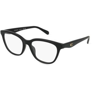 Luxottica Fashion Brillen Vertriebs GmbH Coach 0HC6232U Damen-Brille inkl. Gläser Vollrand Quadratisch Acetat-Gestell 53/18/140, Schwarz