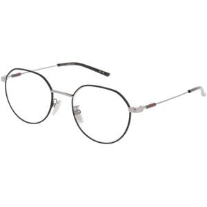 Kering Eyewear Spa Gucci GG2141OK Unisex-Brille inkl. Gläser Vollrand Rund Metall-Gestell 51/20/145, Schwarz