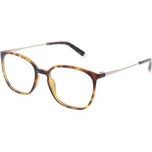 Charmant GmbH Europe Esprit 33518 Damen-Brille inkl. Gläser Vollrand Quadratisch Kunststoff-Gestell 50/17/140, Havanna