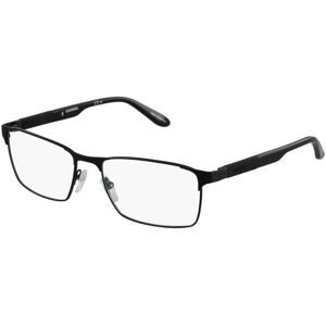 Safilo SpA Carrera CA 8822 Herren-Brille inkl. Gläser Vollrand Quadratisch Metall-Gestell 56/17/135, Schwarz
