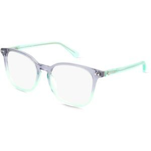 Safilo GmbH Kate Spade HERMIONE/G Damen-Brille inkl. Gläser Vollrand Eckig Acetat-Gestell 52/18/140, Blau