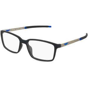 DE RIGO Vision D.A.CH. GmbH Police POIVPLF85 Unisex-Brille inkl. Gläser Vollrand Quadratisch Kunststoff-Gestell 54/17/145, Schwarz