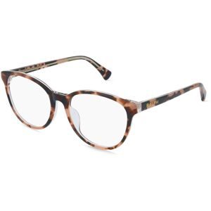 Luxottica Fashion Brillen Vertriebs GmbH Ralph 0RA7188U Damen-Brille inkl. Gläser Vollrand Rund Acetat-Gestell 54/18/145, Pink