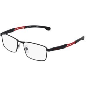 Safilo GmbH Carrera 4409 Herren-Brille inkl. Gläser Vollrand Quadratisch Metall-Gestell 56/17/140, Schwarz