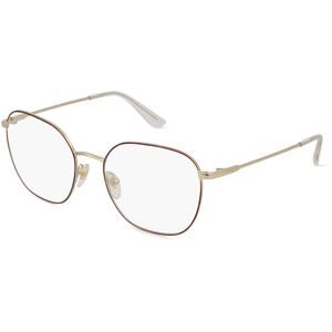 Luxottica Fashion Brillen Vertriebs GmbH Vogue VO4178 Damen-Brille inkl. Gläser Vollrand Quadratisch Metall-Gestell 52/18/135, Gold