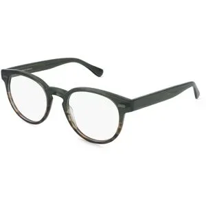 Eschenbach Optik GmbH FREIGEIST 863048 Herren-Brille inkl. Gläser Vollrand Panto Kunststoff-Gestell 54/22/155, Grün