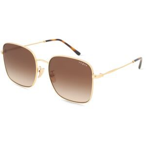 Luxottica Fashion Brillen Vertriebs GmbH Vogue VO4327SD Damen-Sonnenbrille Vollrand Quadratisch Metall-Gestell, Gold
