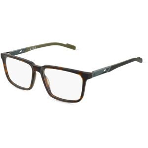Marcolin Deutschland GmbH Adidas SP5039 Unisex-Brille inkl. Gläser Vollrand Quadratisch Kunststoff-Gestell 53/15/145, Havanna