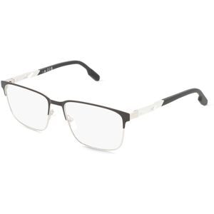 Marcolin Deutschland GmbH Adidas SP5074 Herren-Brille inkl. Gläser Vollrand Quadratisch Metall-Gestell 55/16/145, Schwarz