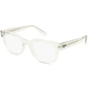Luxottica Fashion Brillen Vertriebs GmbH Ray-Ban 0RX7217 CHAD Unisex-Brille inkl. Gläser Vollrand Eckig Kunststoff-Gestell 52/22/145, Weiß