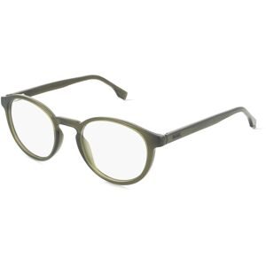 Safilo GmbH Boss 1650 Unisex-Brille inkl. Gläser Vollrand Panto Kunststoff-Gestell 49/21/145, Grün