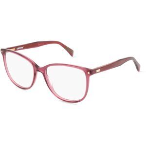 Safilo GmbH Levi?s LV 5067 Damen-Brille inkl. Gläser Vollrand Eckig Acetat-Gestell 52/16/140, Lila