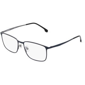 Safilo GmbH Carrera 8858 Herren-Brille inkl. Gläser Vollrand Quadratisch Titan-Gestell 56/17/145, Blau