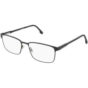 Safilo SpA Carrera 262 Herren-Brille inkl. Gläser Vollrand Quadratisch Metall-Gestell 54/18/145, Schwarz