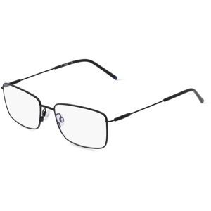 Marchon Germany GmbH Zeiss ZS22103 Unisex-Brille inkl. Gläser Vollrand Quadratisch Metall-Gestell 58/18/145, Schwarz