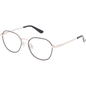 Marcolin Deutschland GmbH Guess GU2724 Damen-Brille inkl. Gläser Vollrand Rund Metall-Gestell 49/16/140, Schwarz