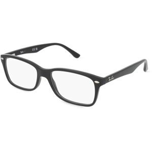 Luxottica Fashion Brillen Vertriebs GmbH Ray-Ban RX5228 Damen-Brille inkl. Gläser Vollrand Quadratisch Acetat-Gestell 55/17/140, Schwarz