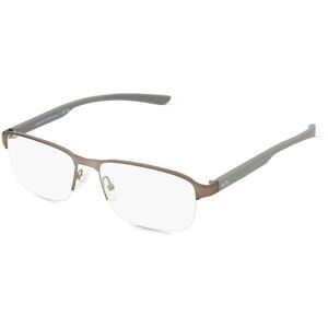 Luxottica Fashion Brillen Vertriebs GmbH Armani Exchange AX1061 Herren-Brille inkl. Gläser Halbrand Quadratisch Metall-Gestell 57/17/140, Grau